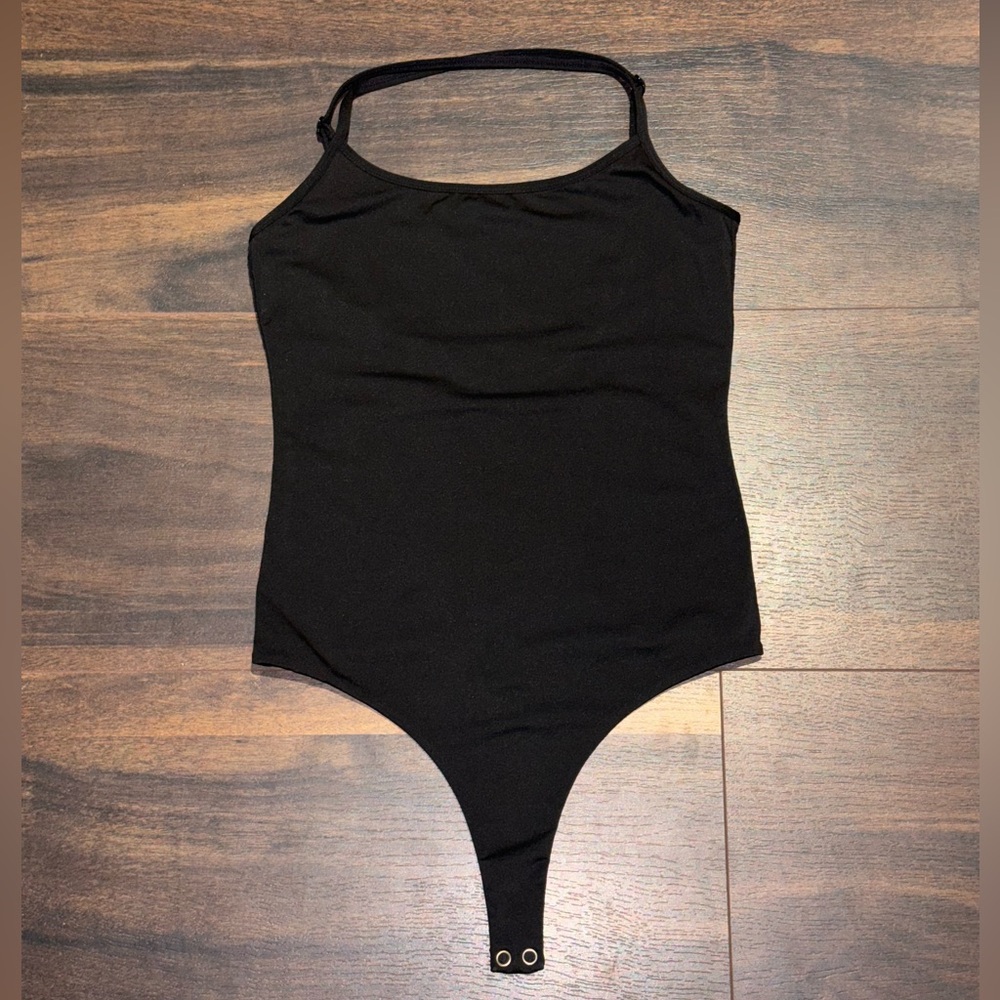 Black Low Back Bodysuit